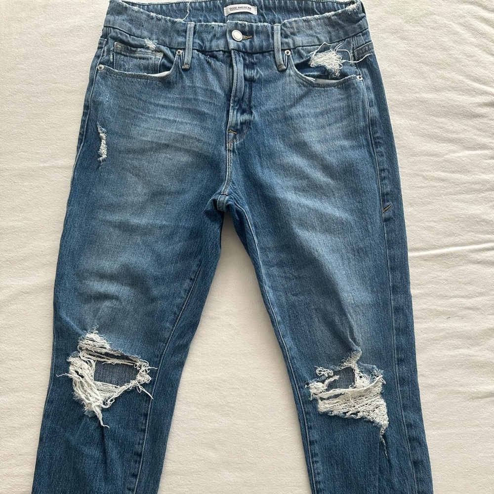 Good American Classic Blue Jeans
